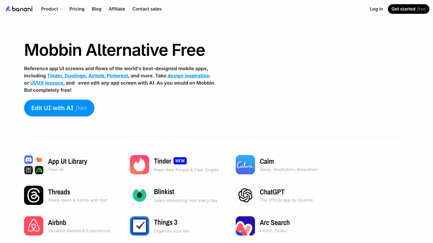 Banani homepage