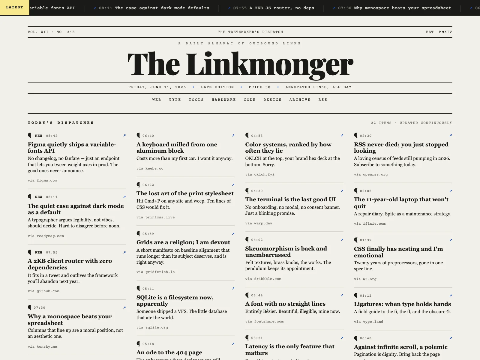 The Linkmonger
