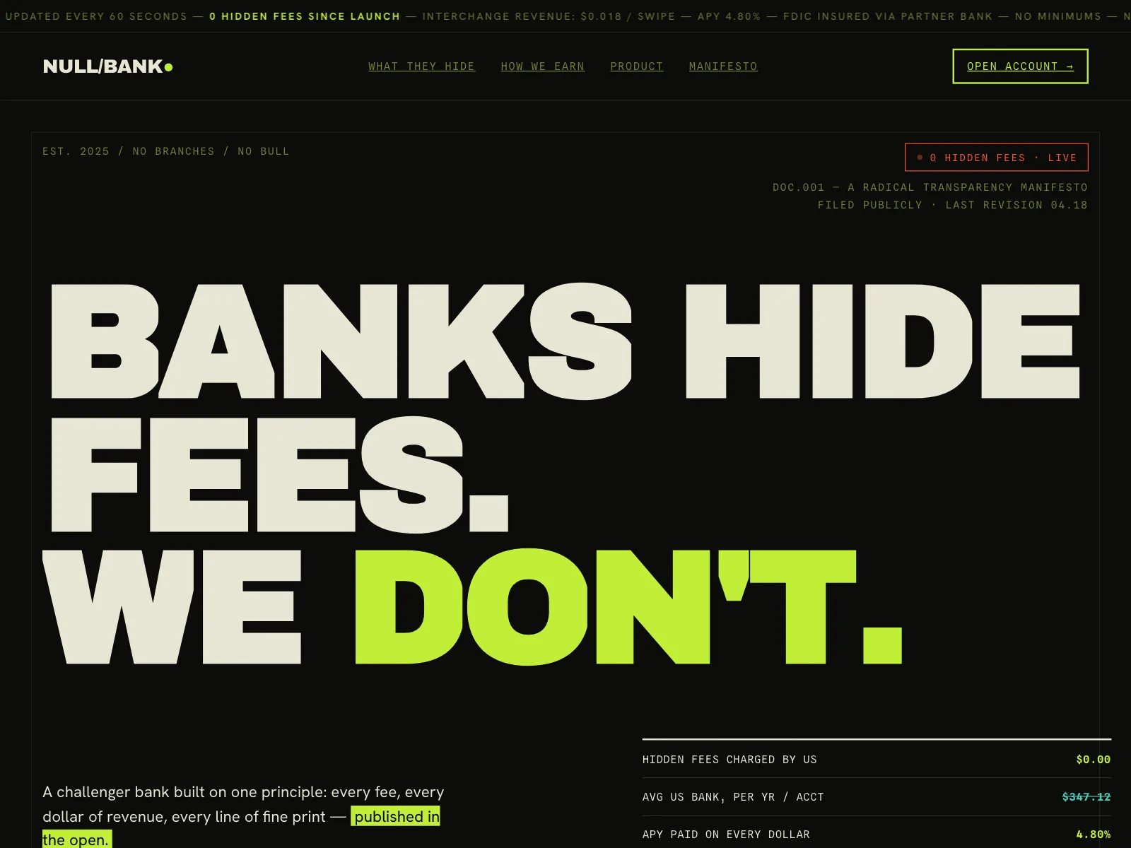 Null Bank