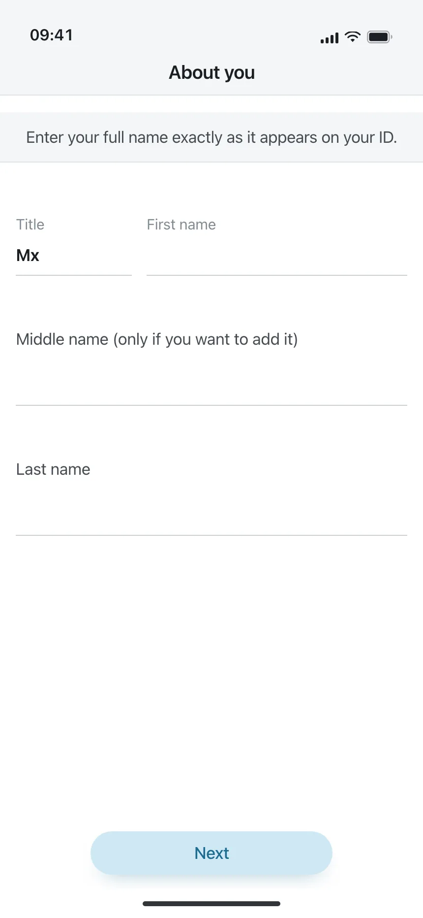 Account Setup