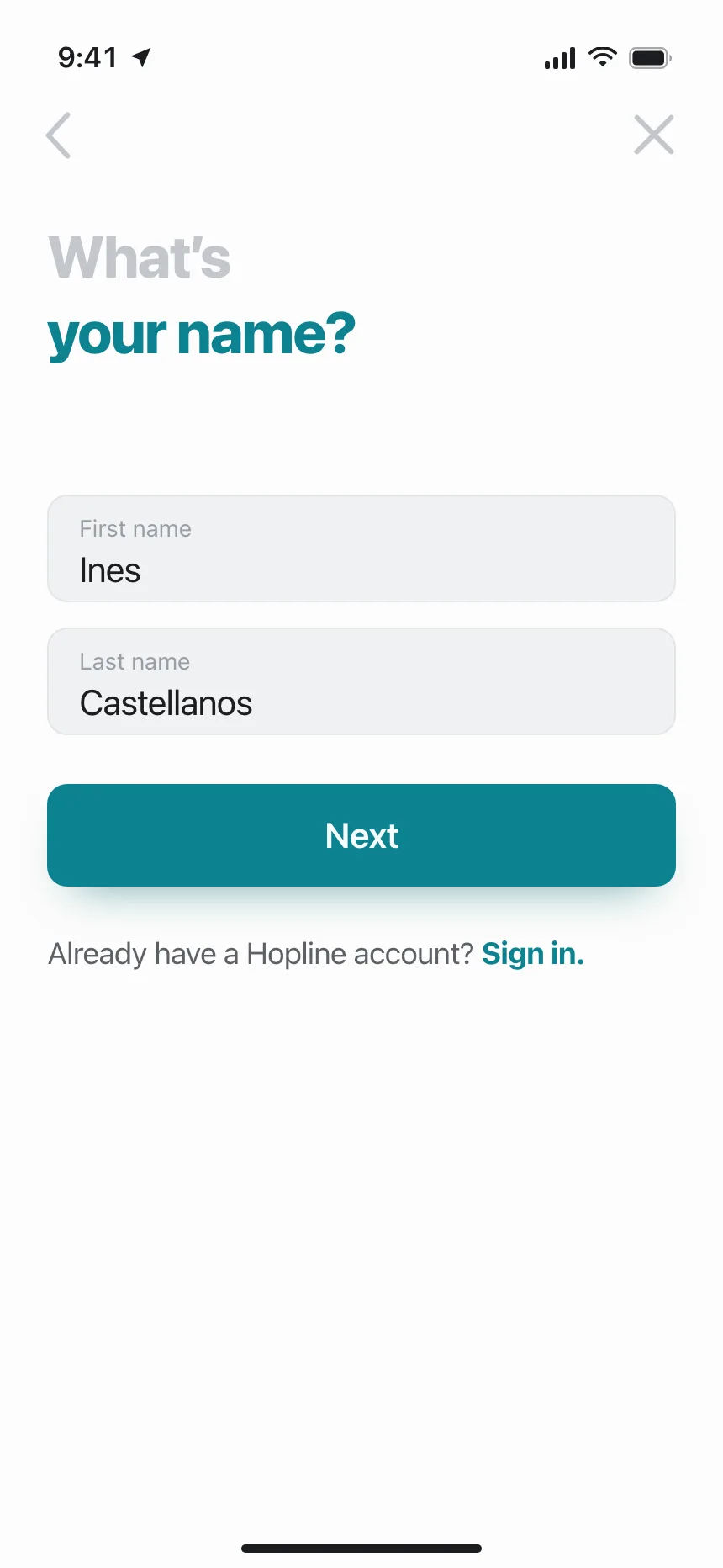 Account Setup