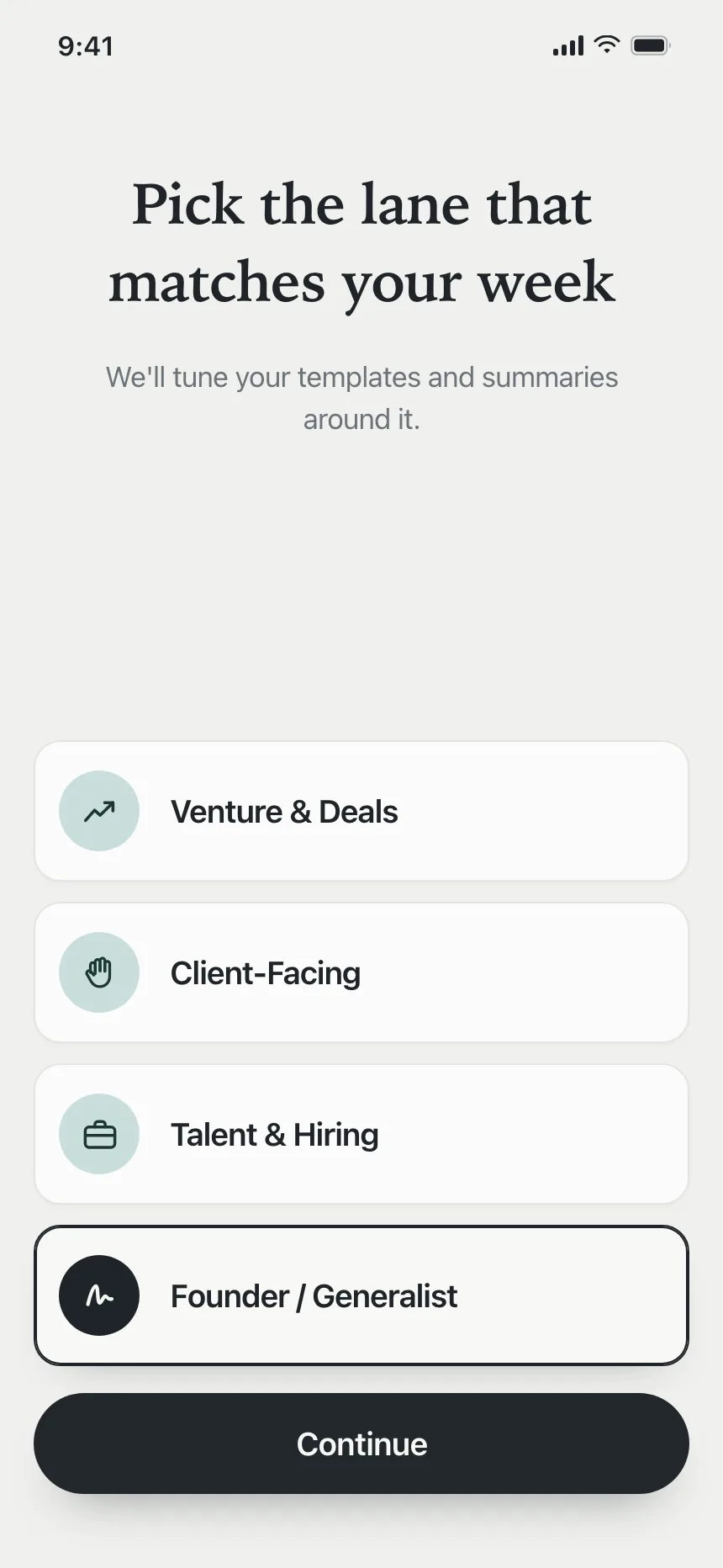 Account Setup