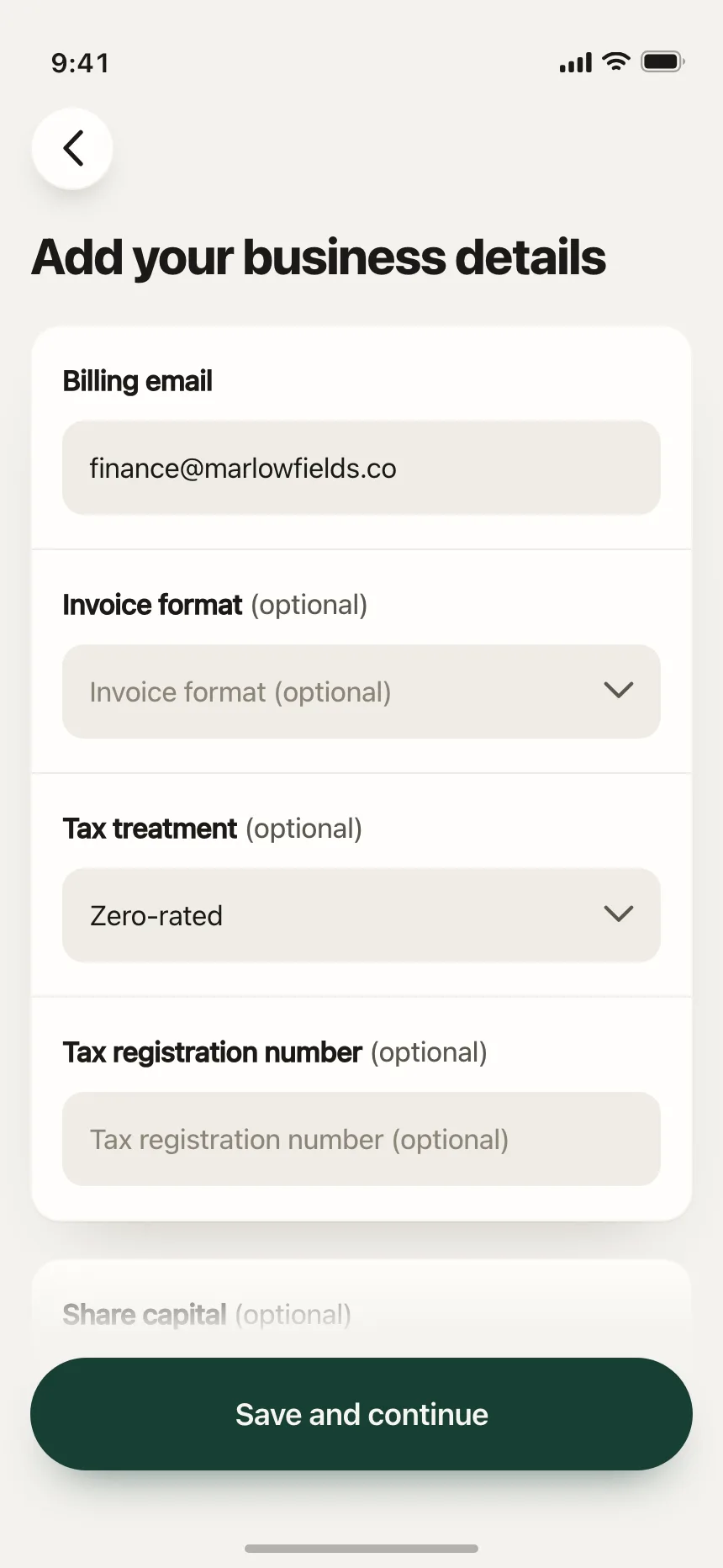 Account Setup