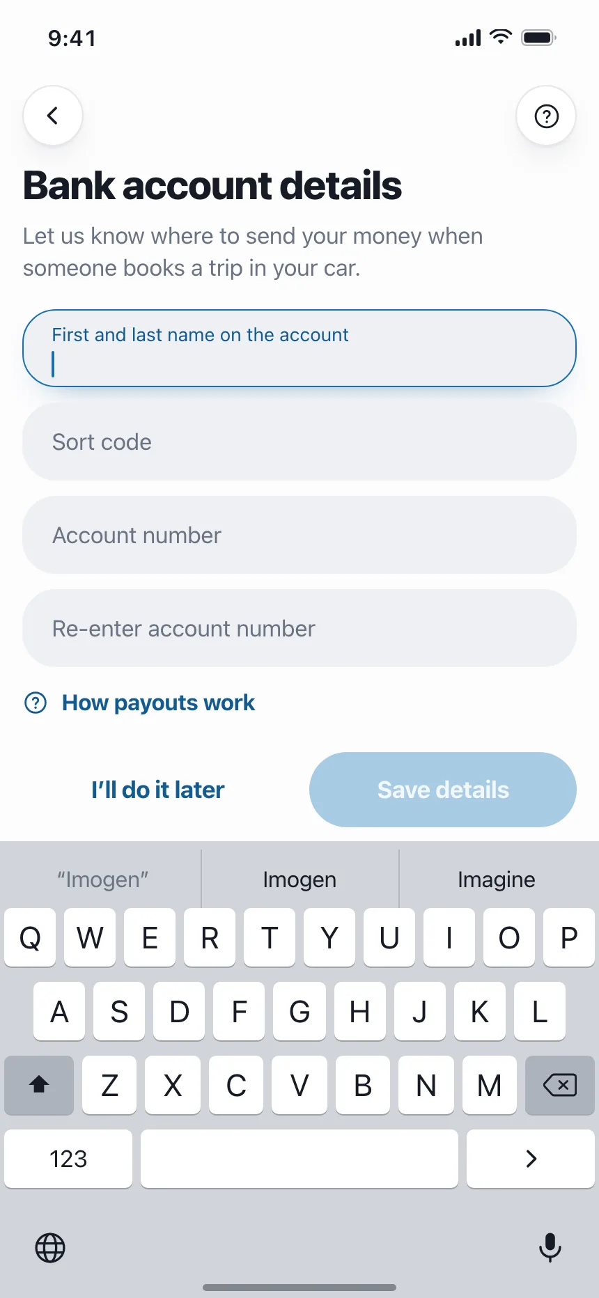 Account Setup