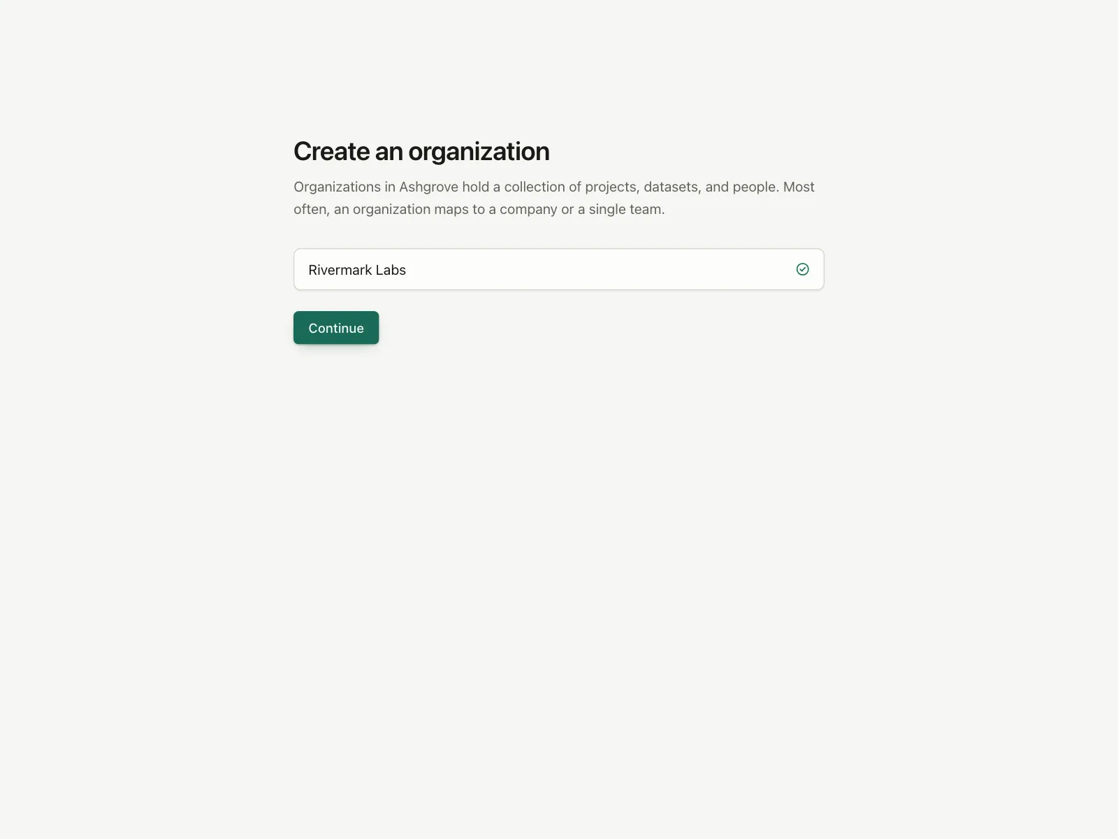 Account Setup