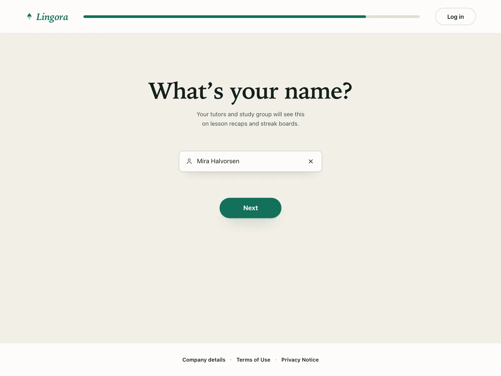 Account Setup