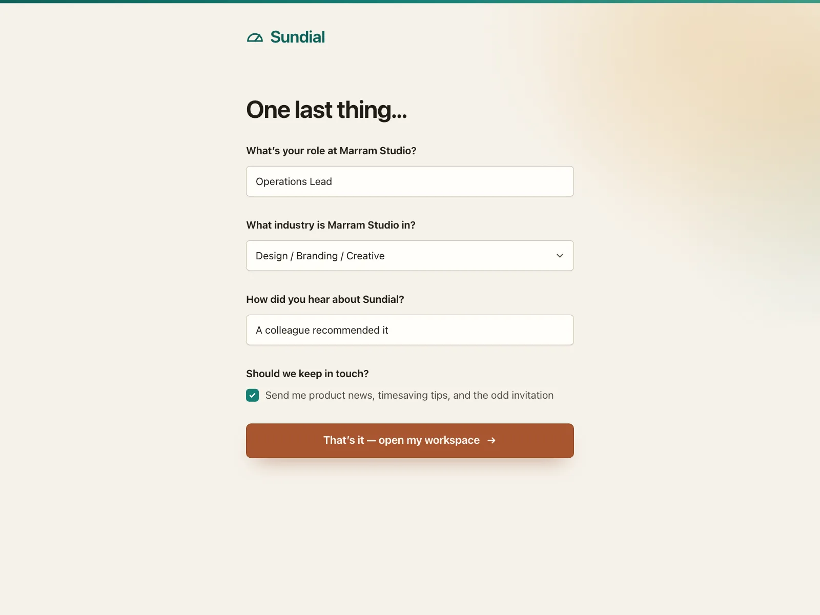 Account Setup