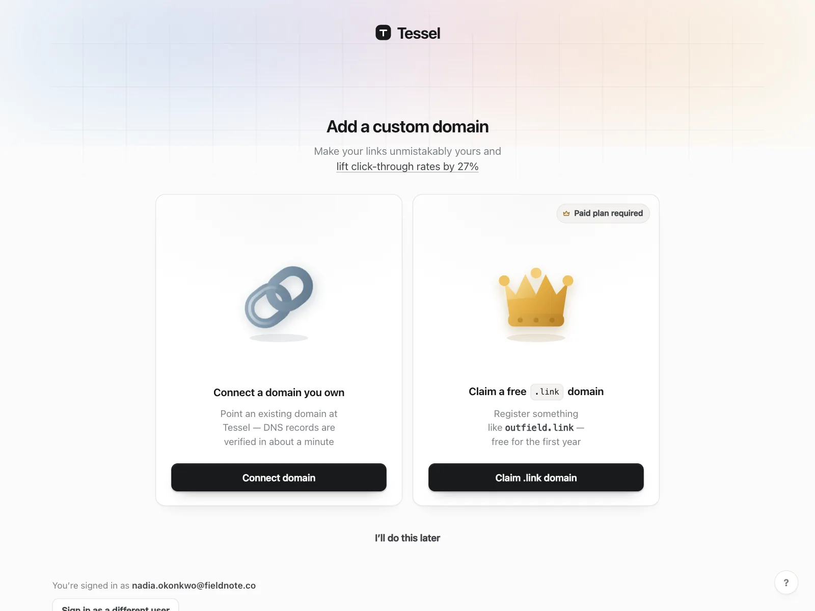 Account Setup