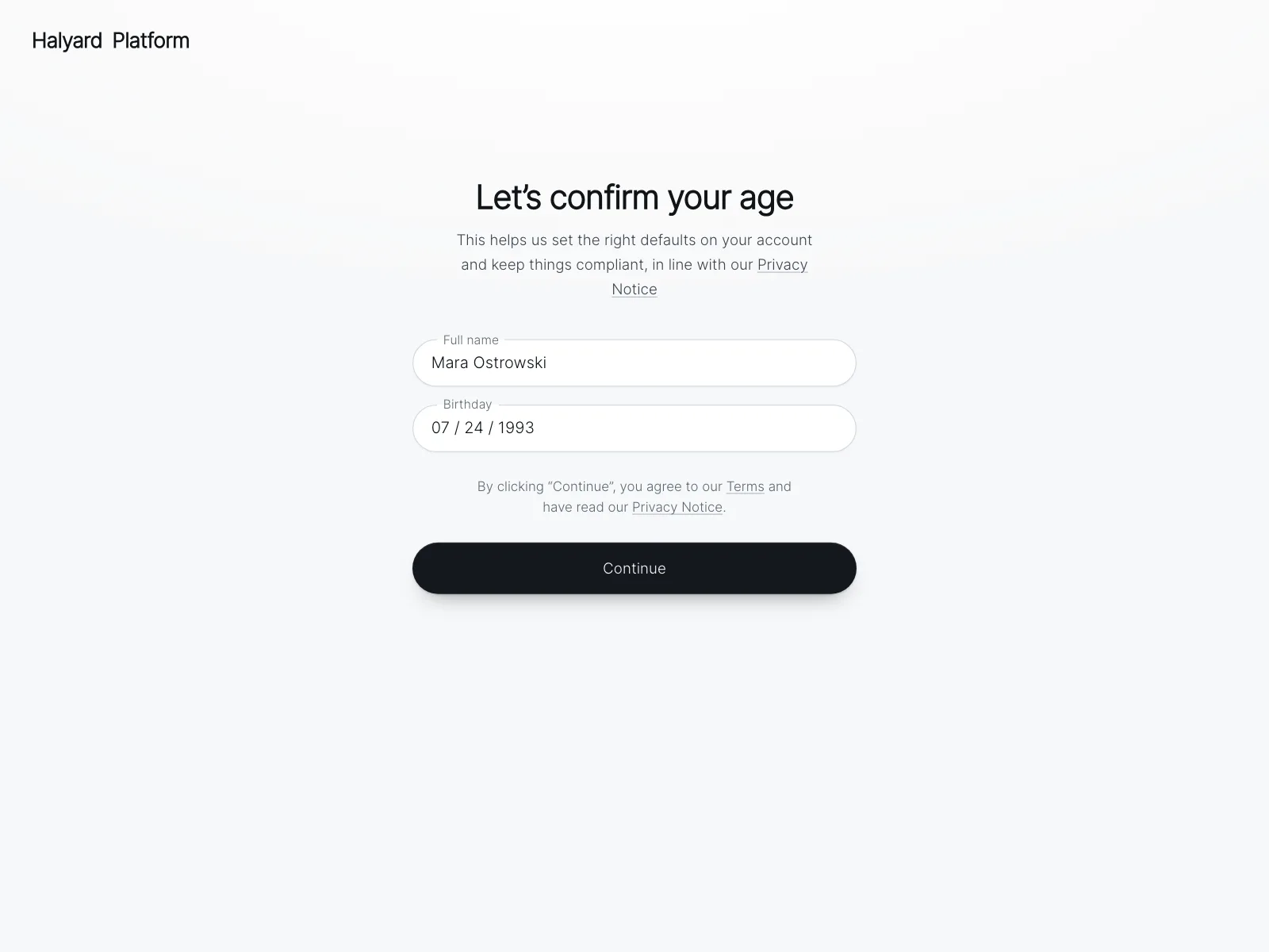 Account Setup