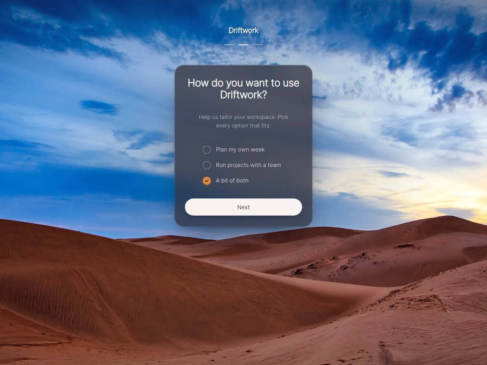 Account Setup