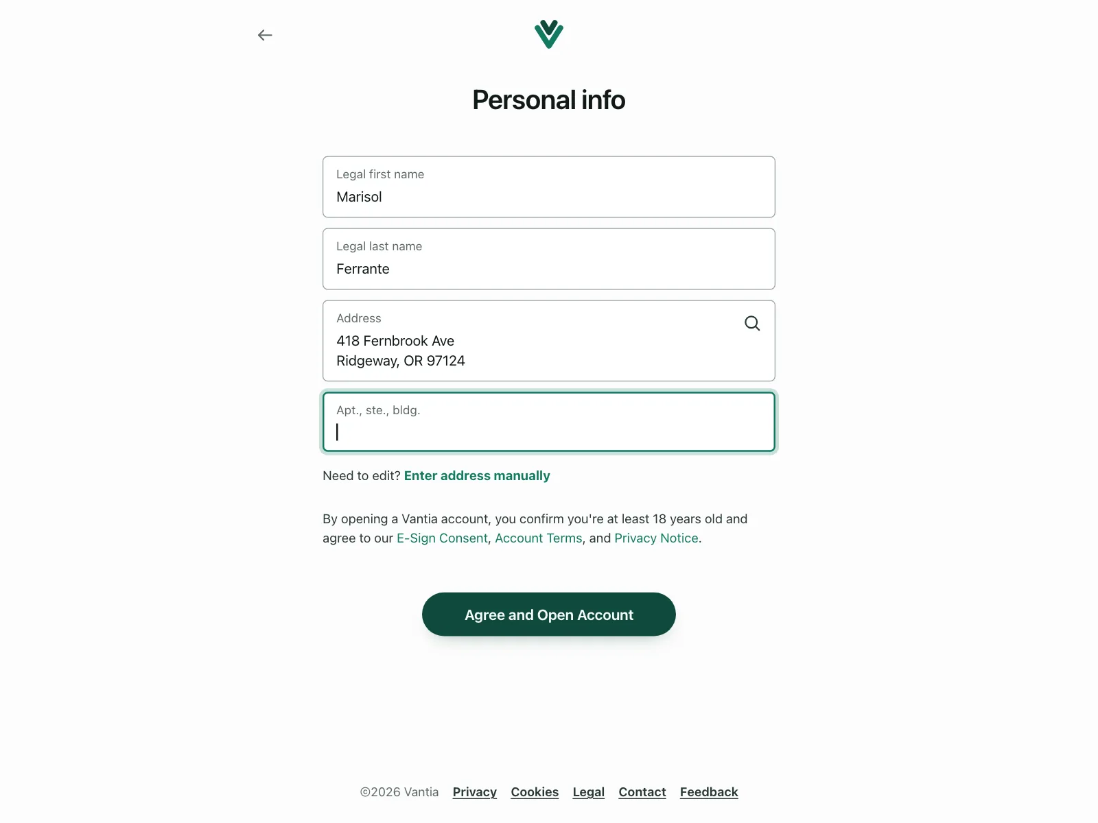 Account Setup