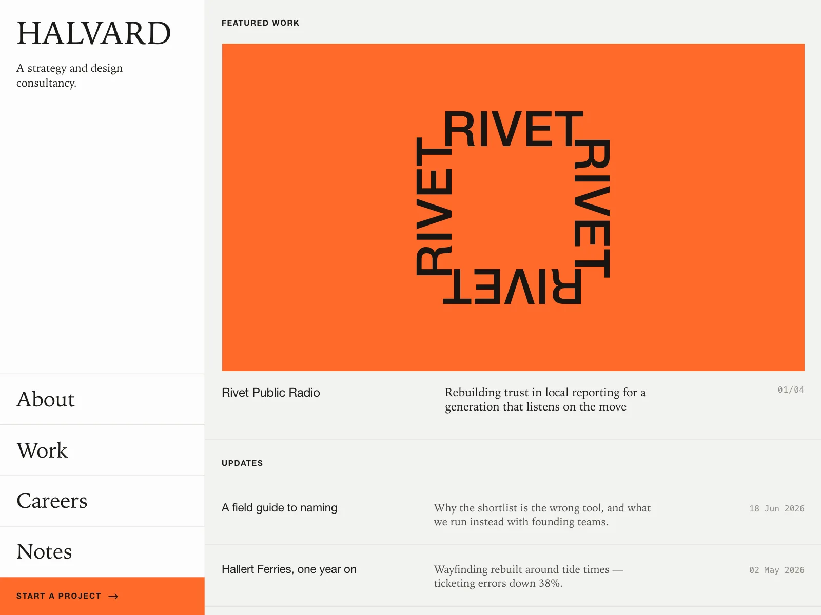 Agency websites