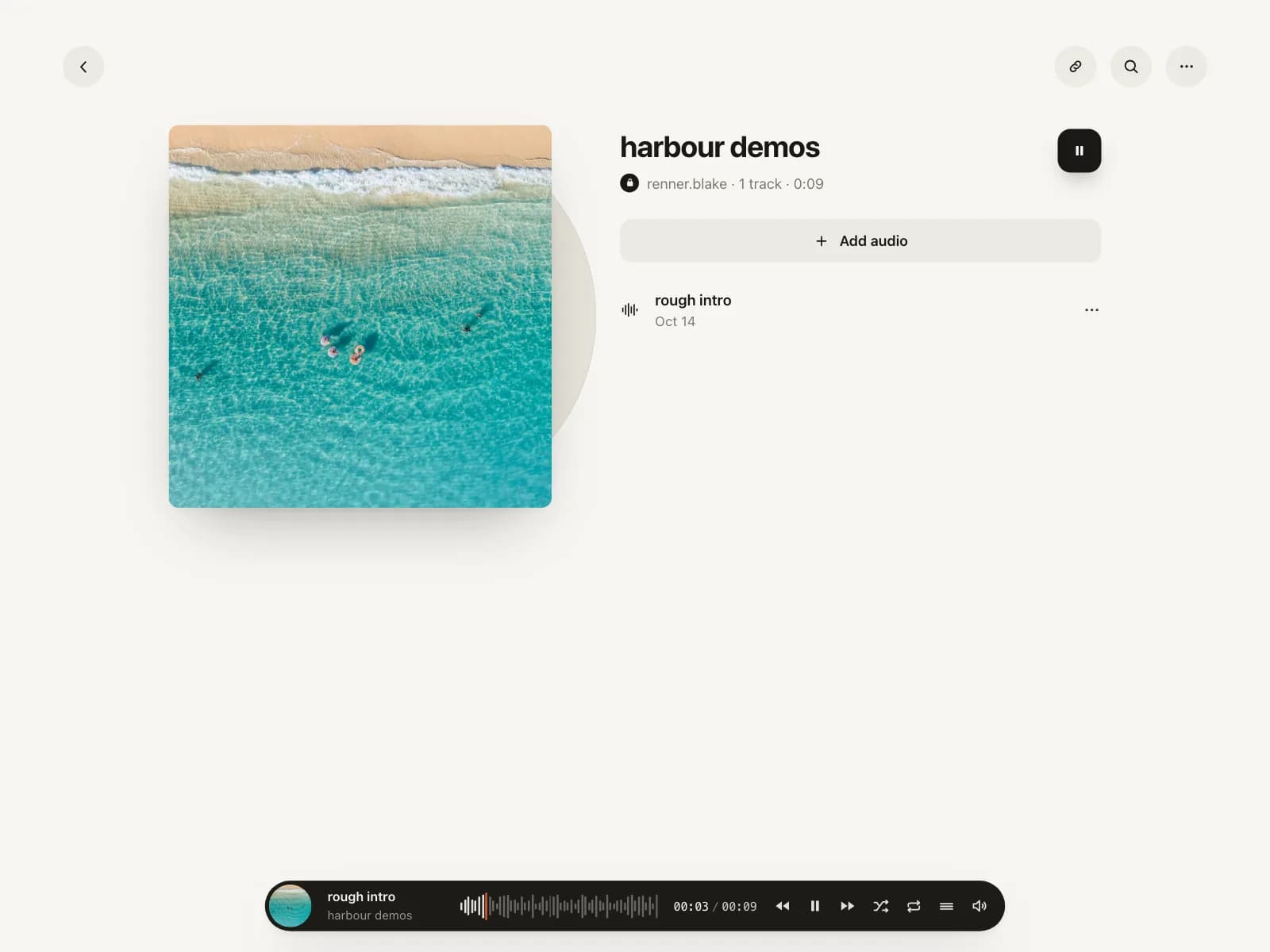 Audio player