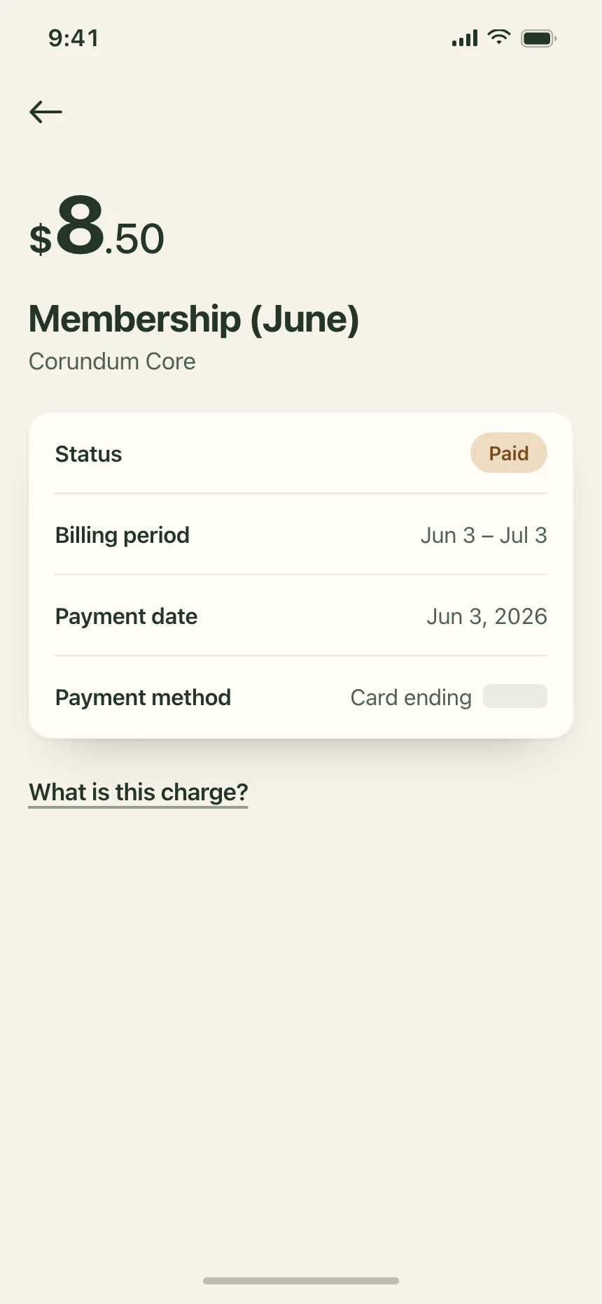 Billing