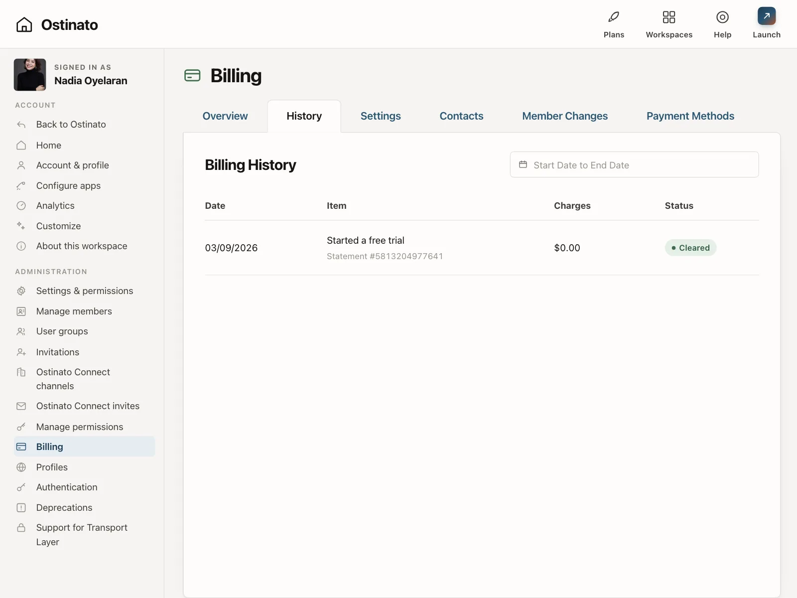 Billing