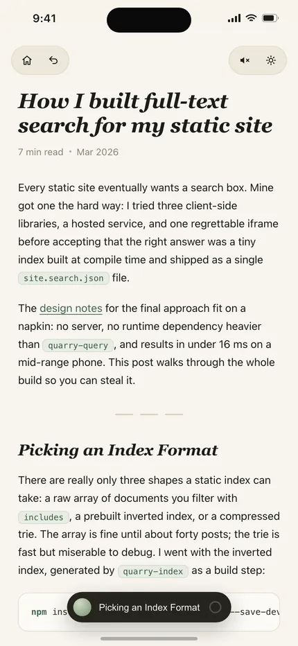 Blog post