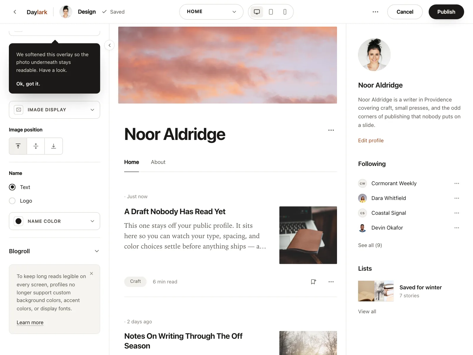 Blog post