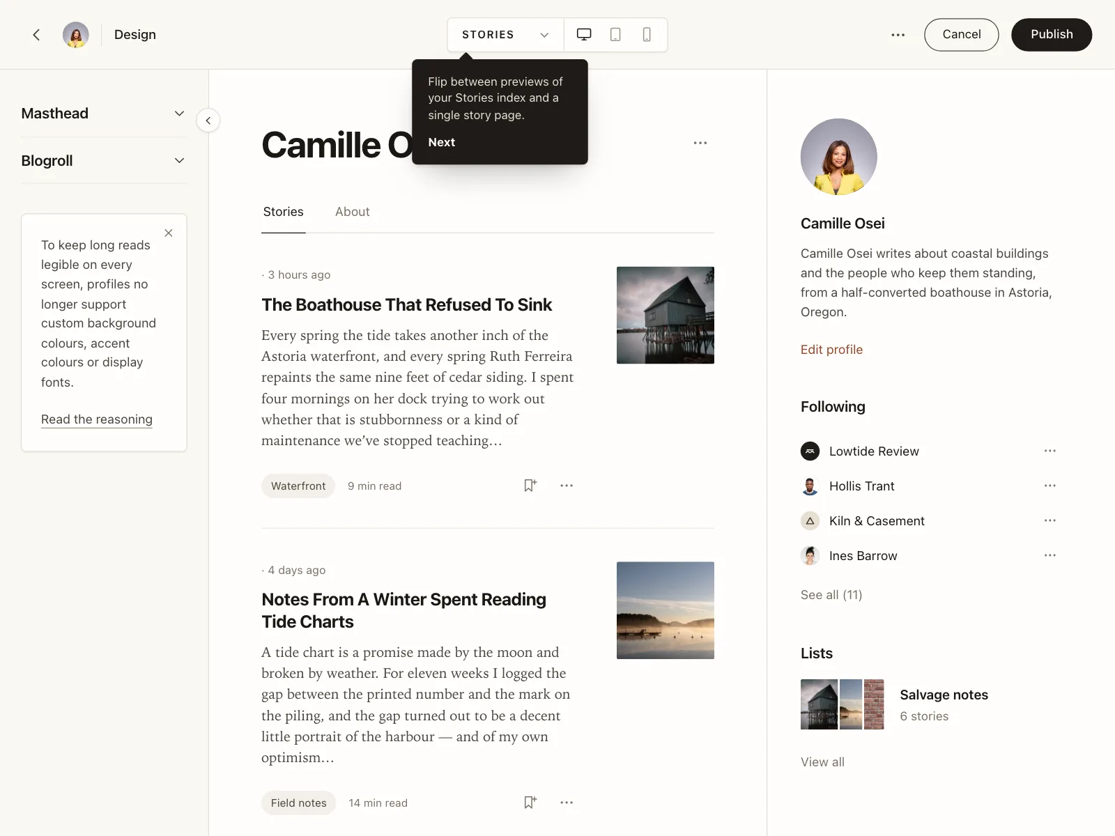 Blog post