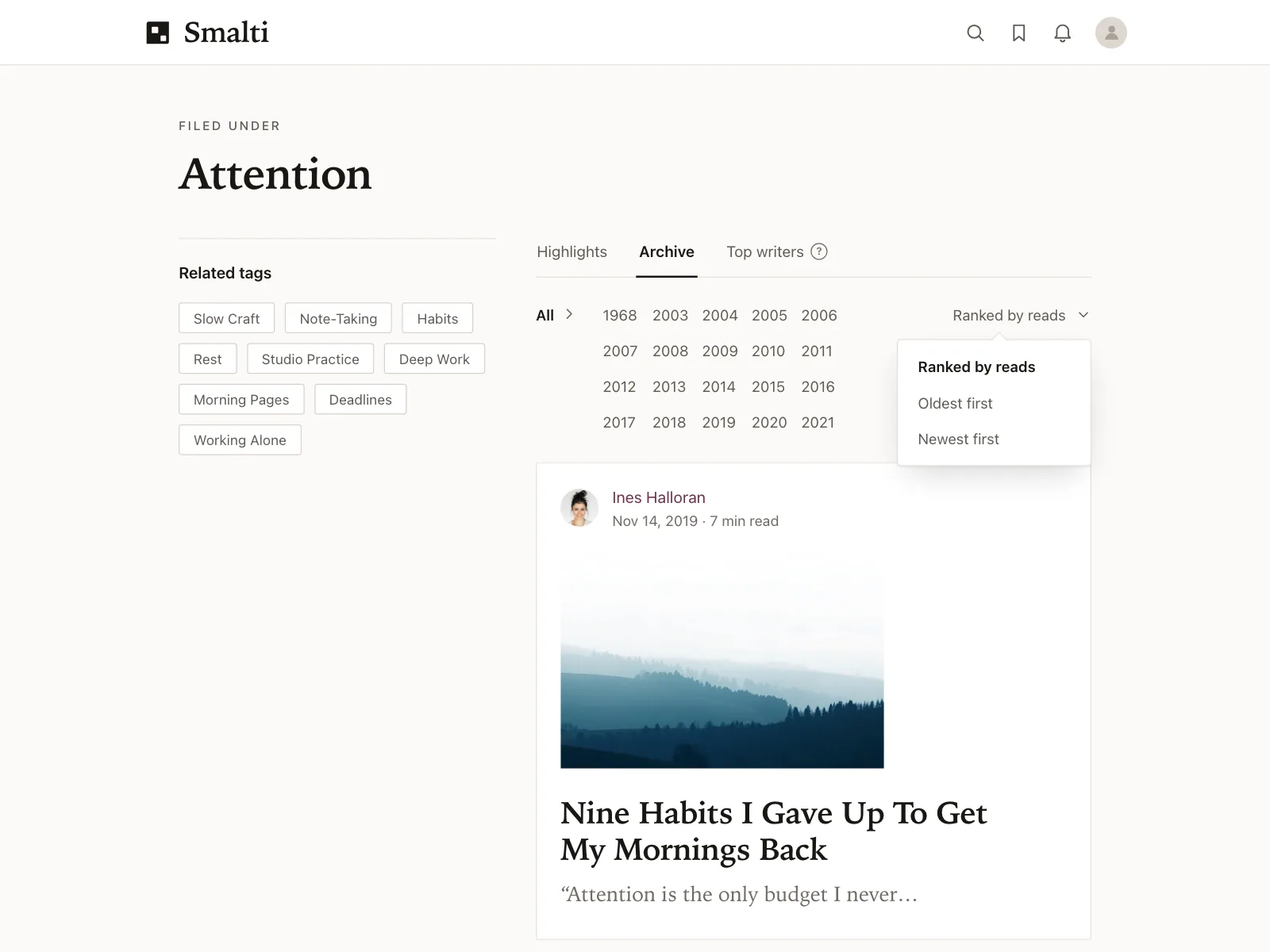 Blog post