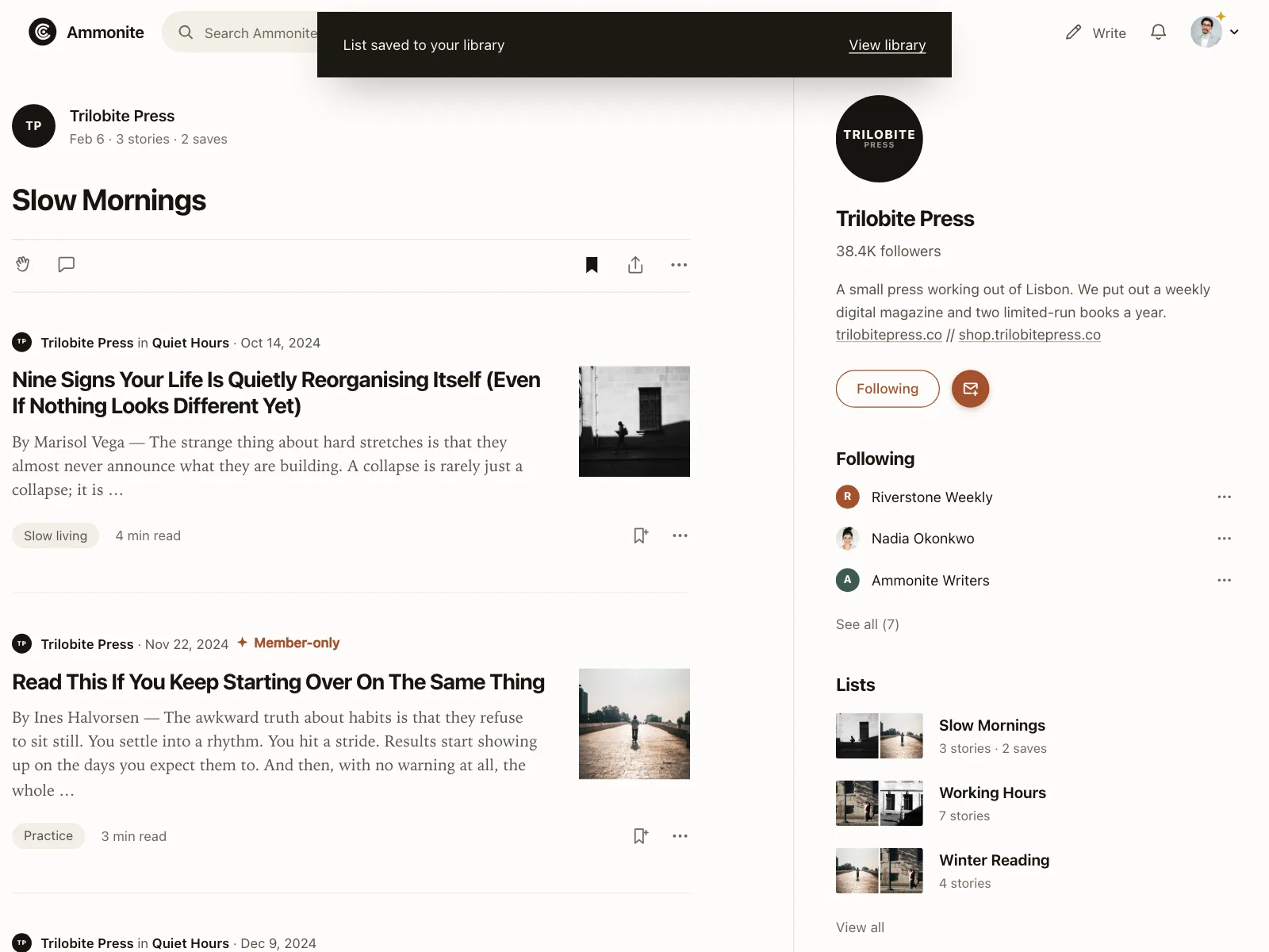 Blog post