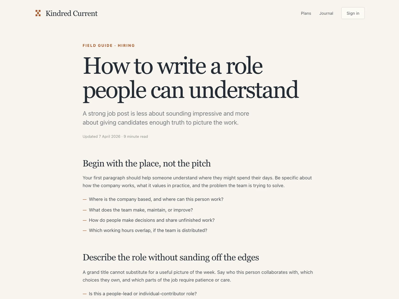 Blog post