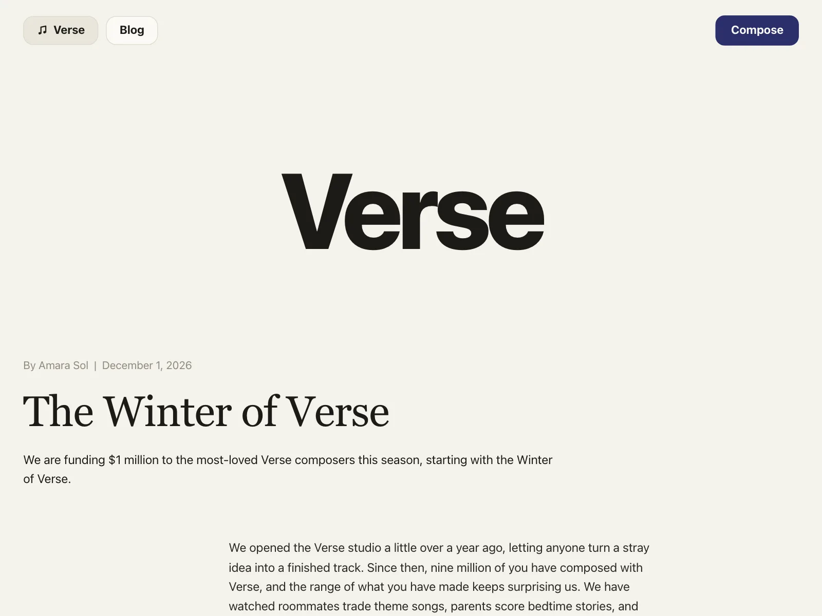 Blog post
