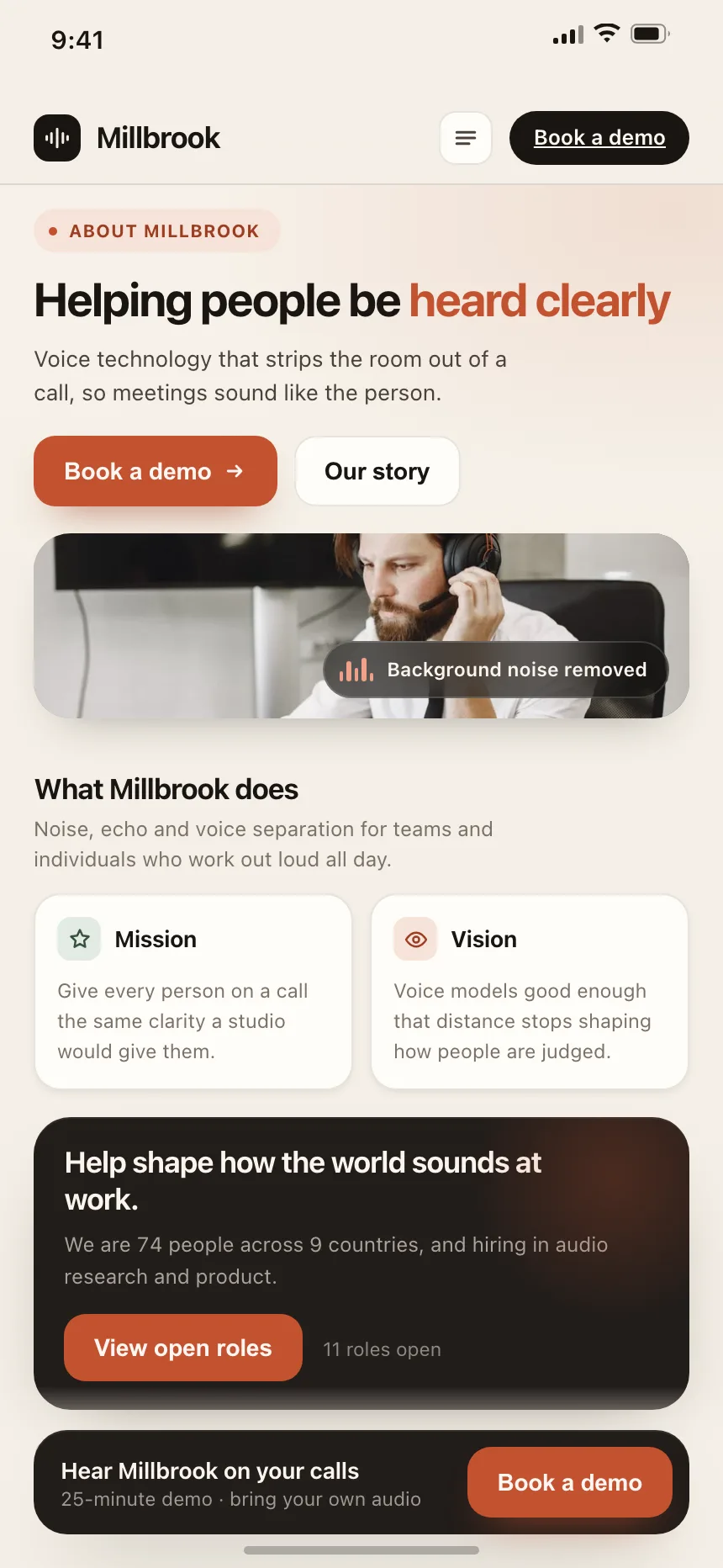 Book a demo