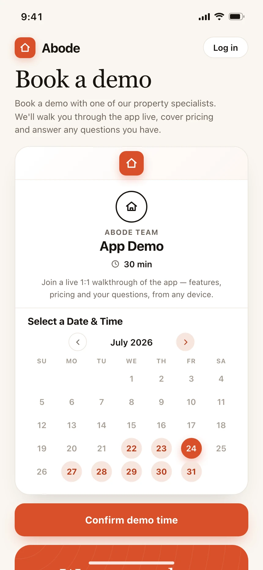 Book a demo