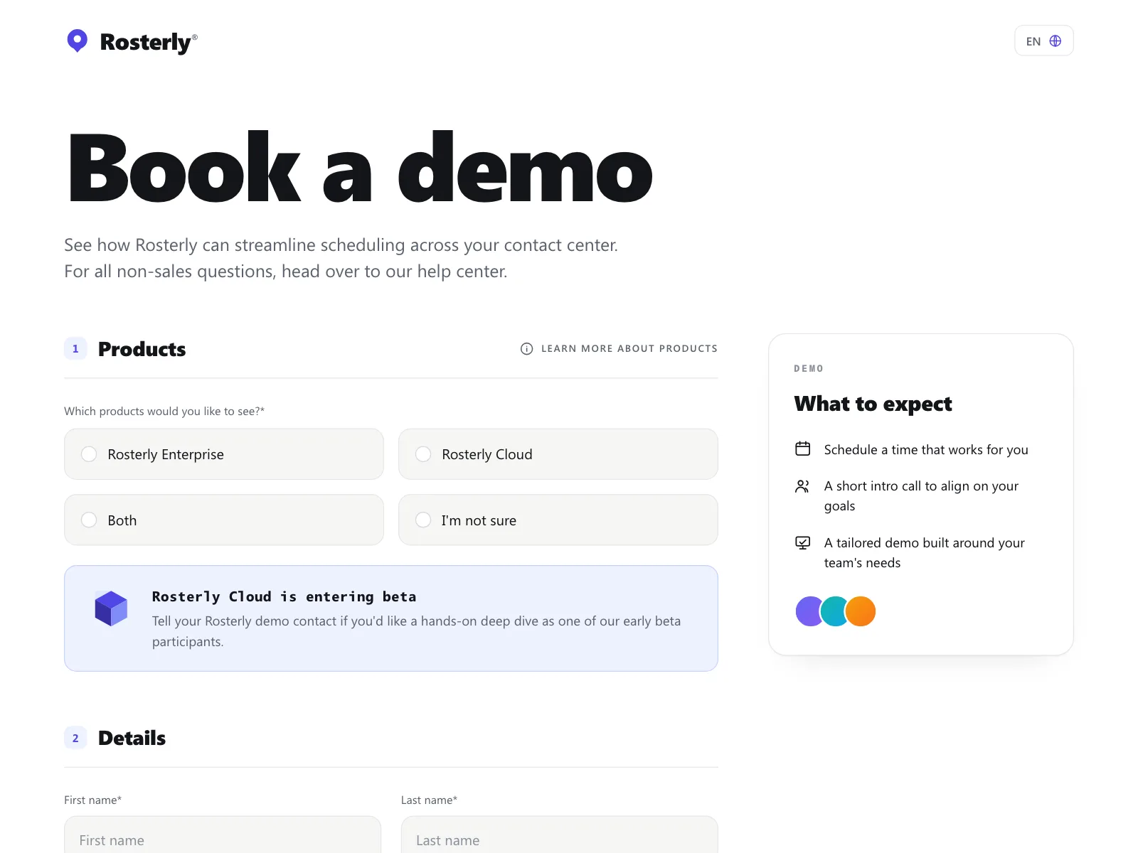 Book a demo