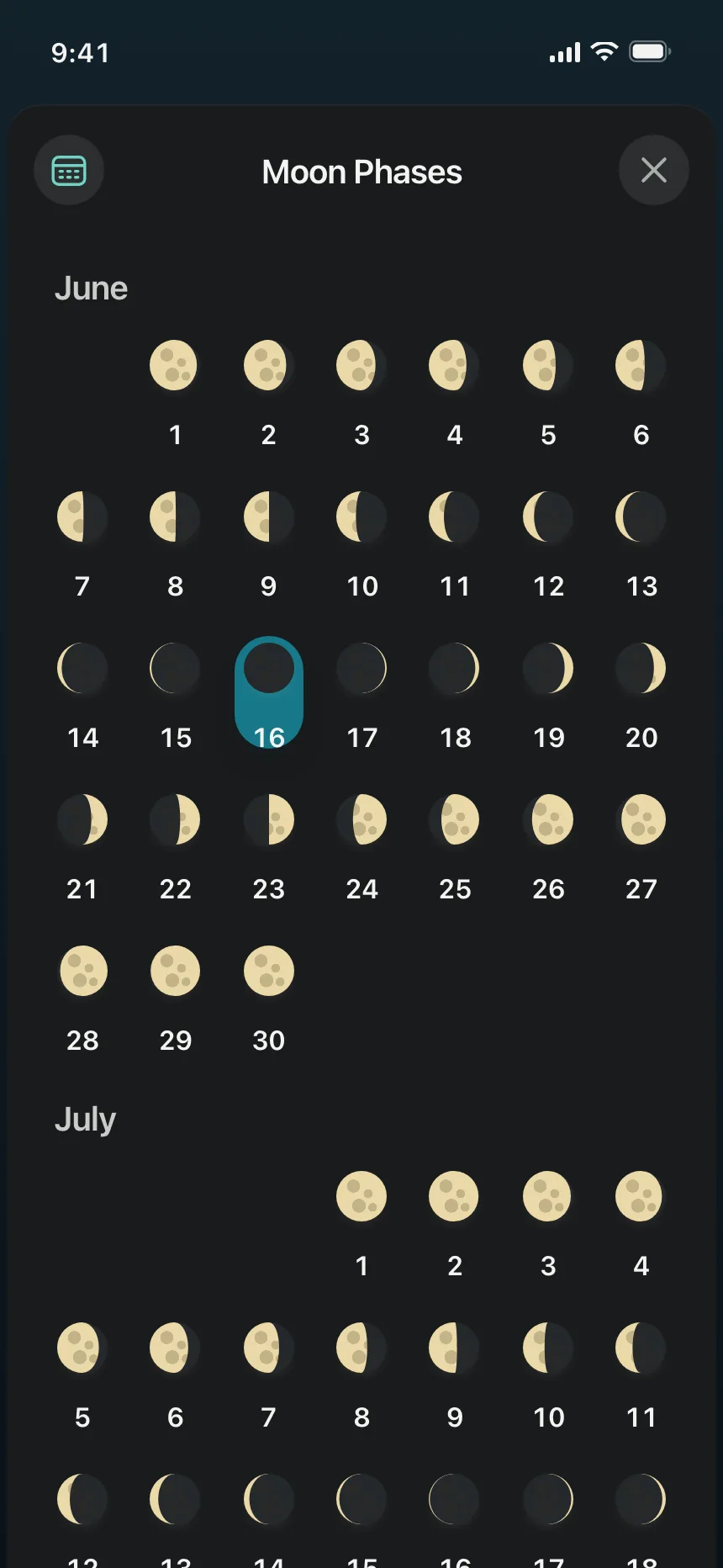 Calendar