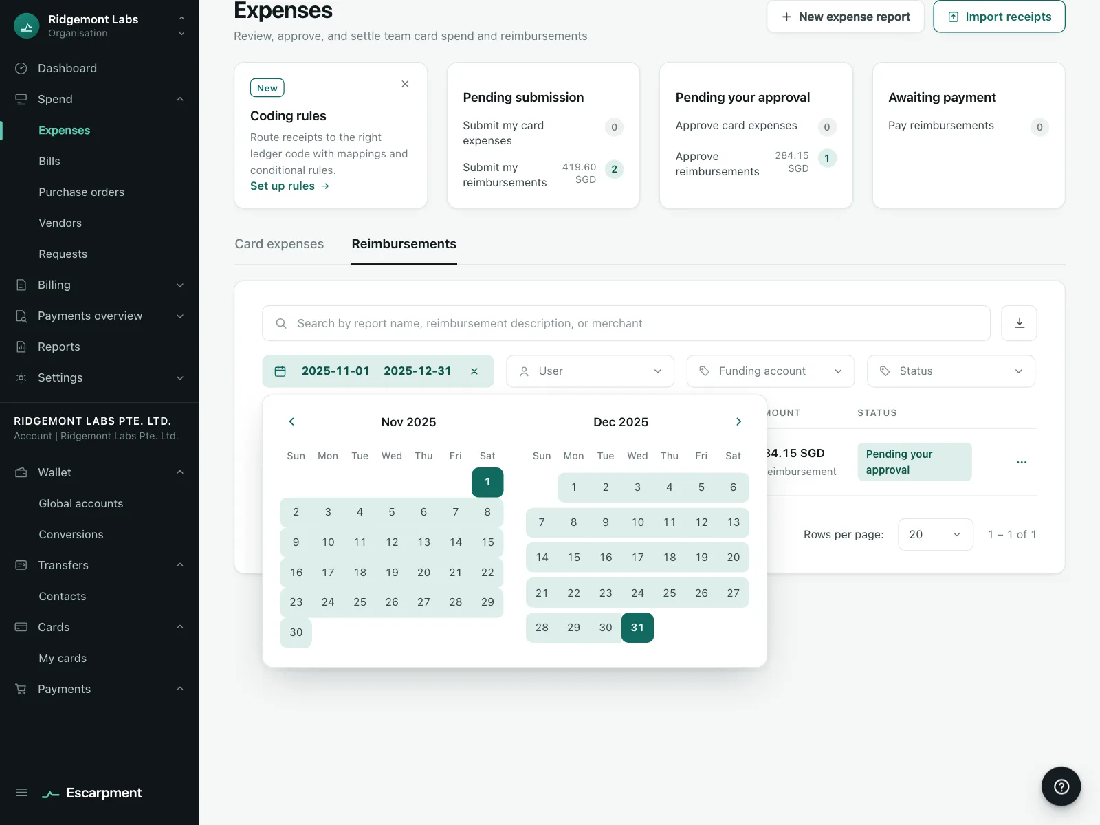 Calendar
