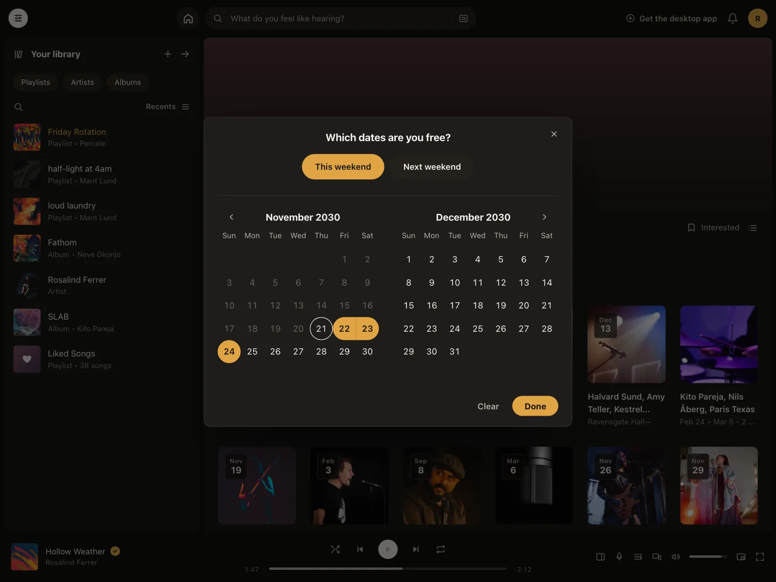 Calendar