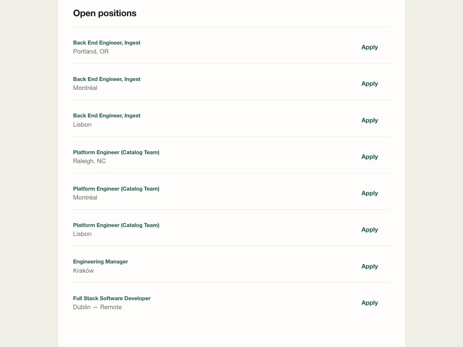 Careers