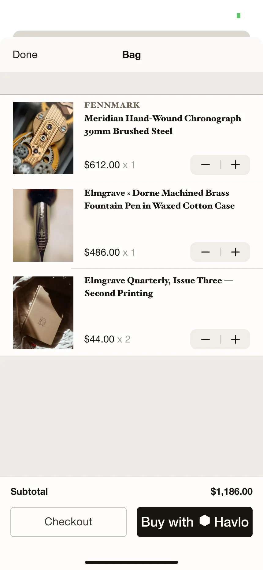 Cart & Bag