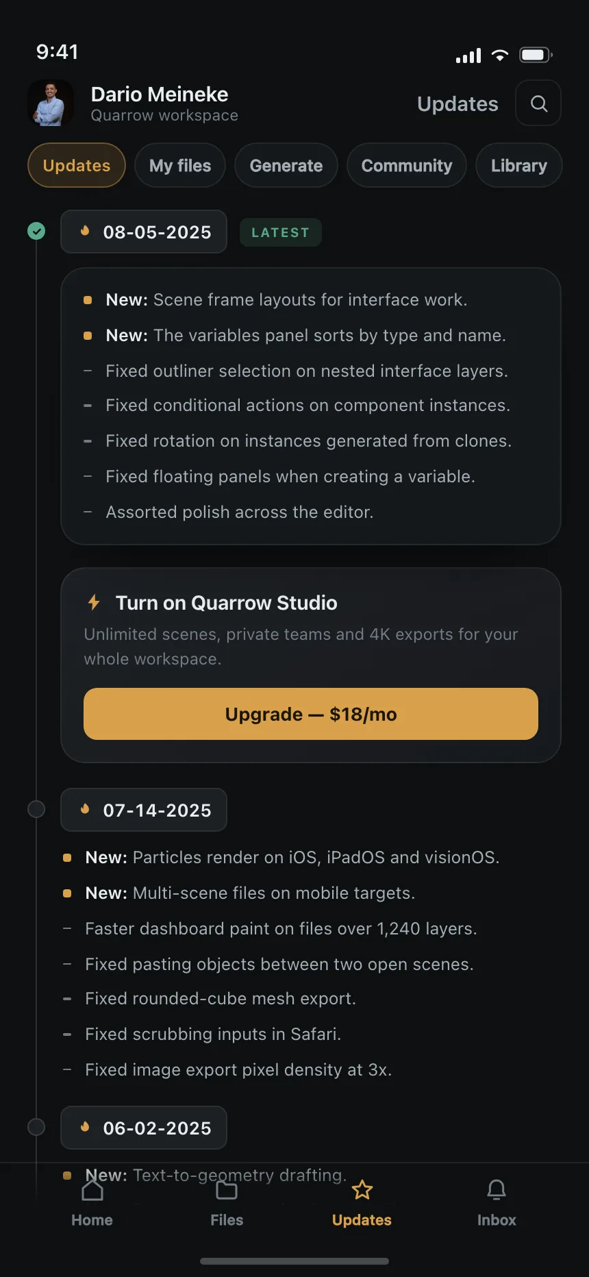 Changelog