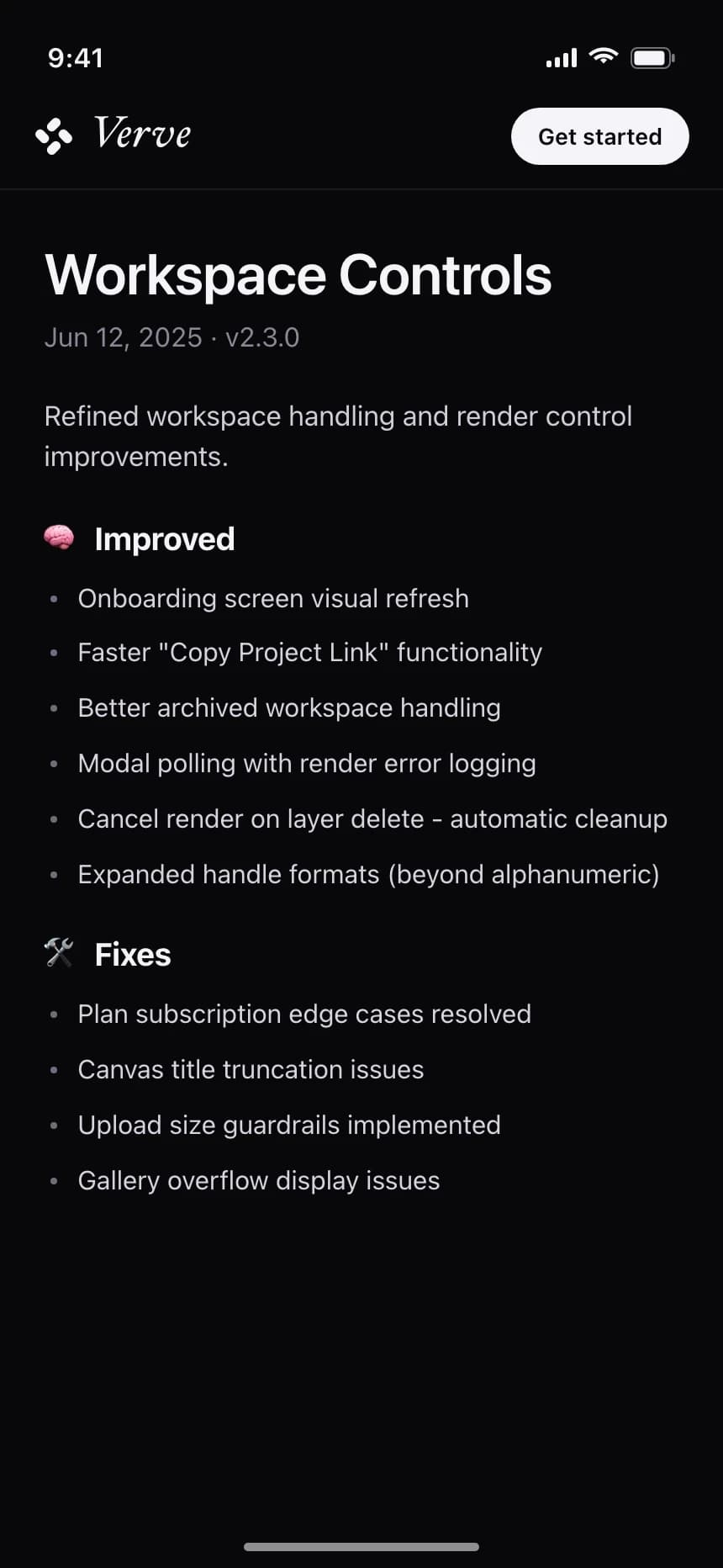 Changelog