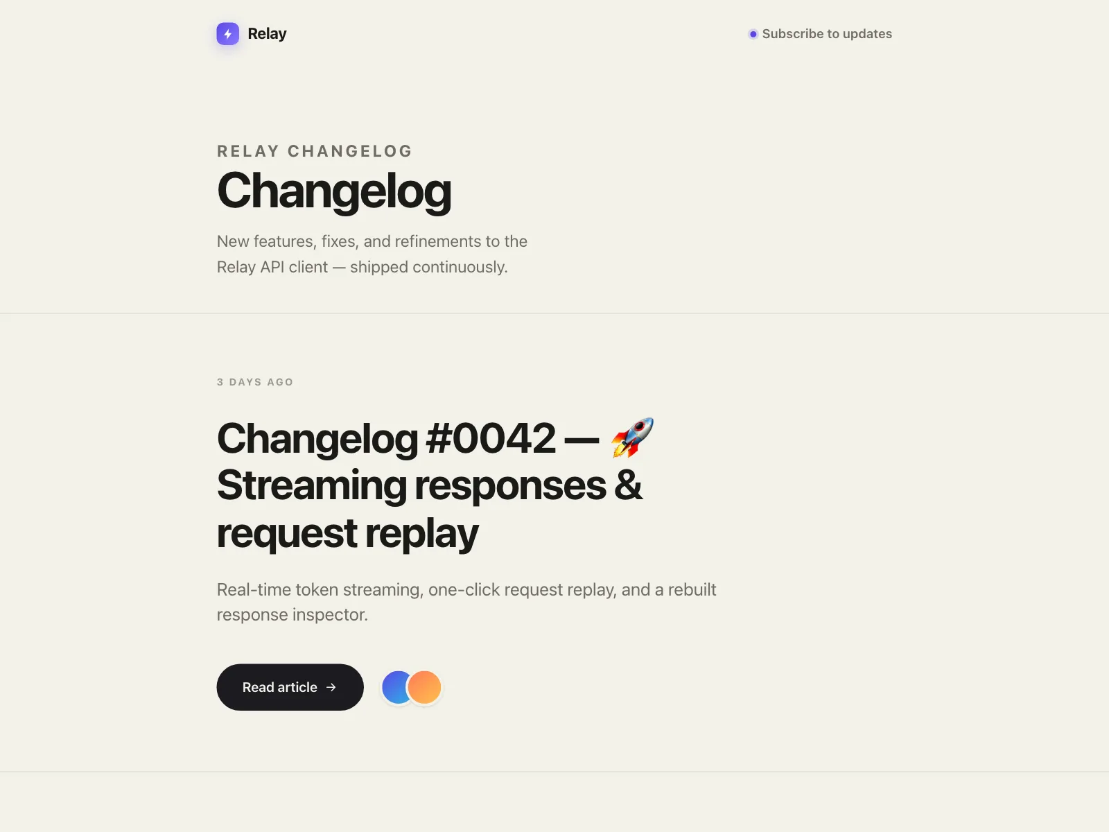 Changelog