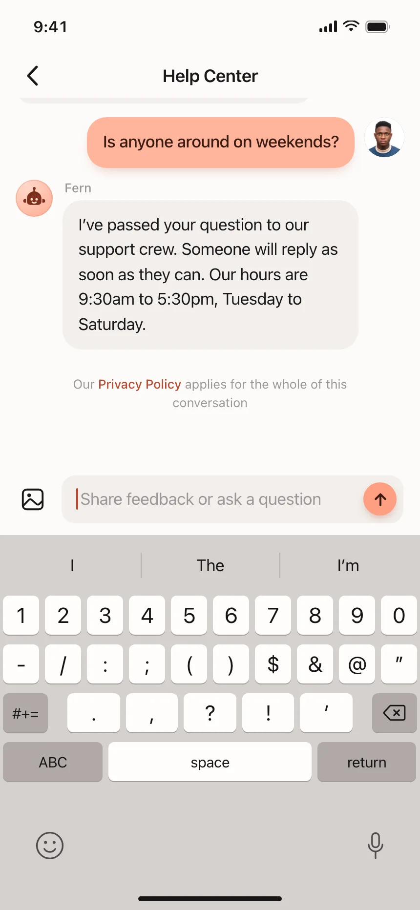 Chat bot