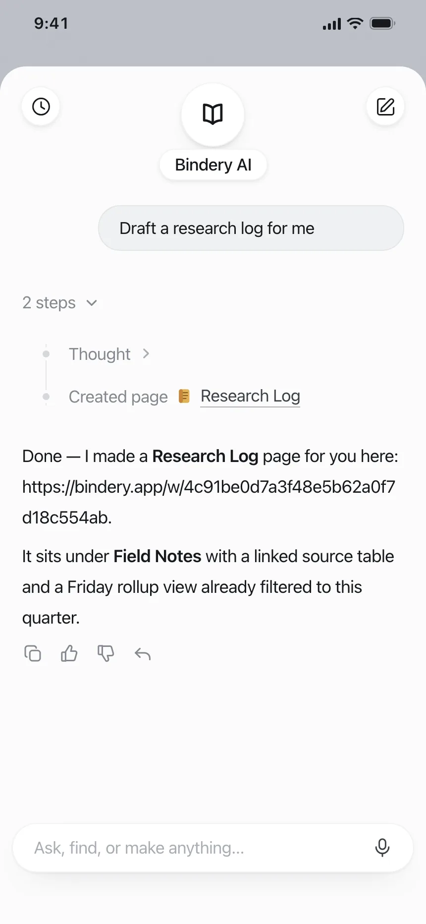 Chat bot
