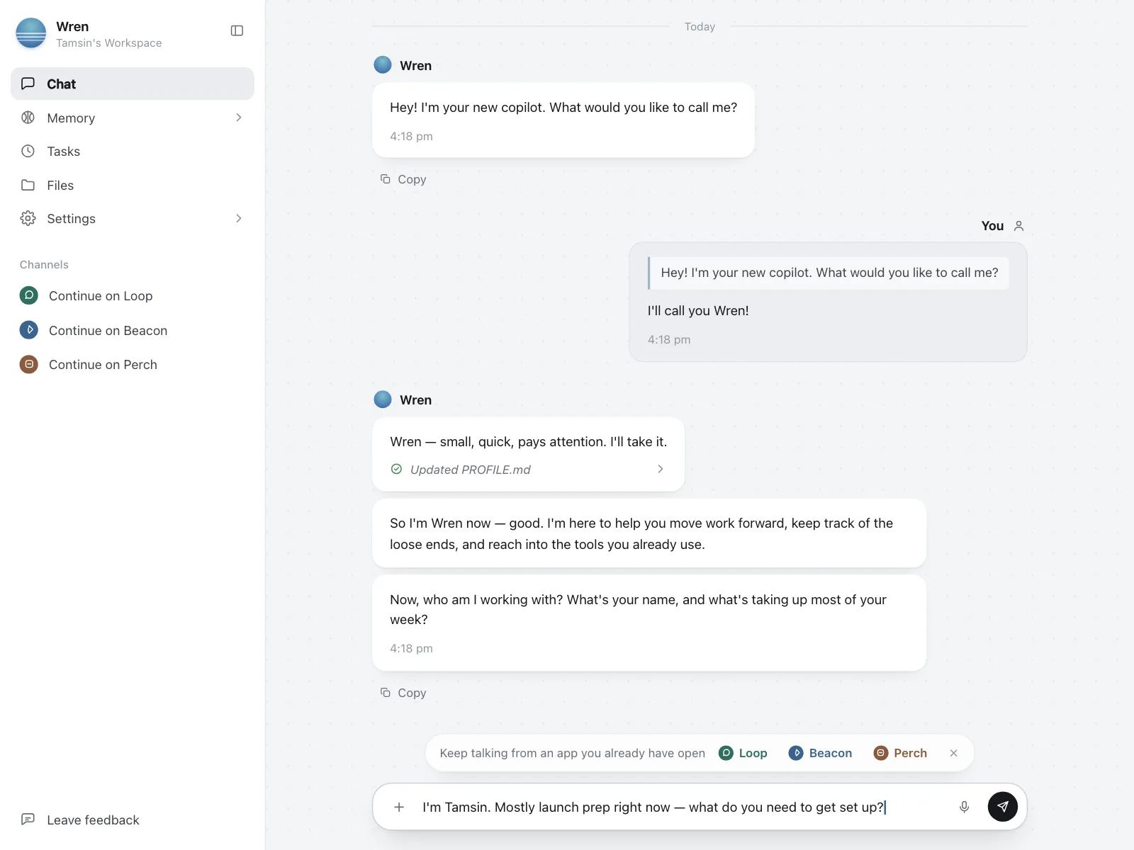 Chat bot