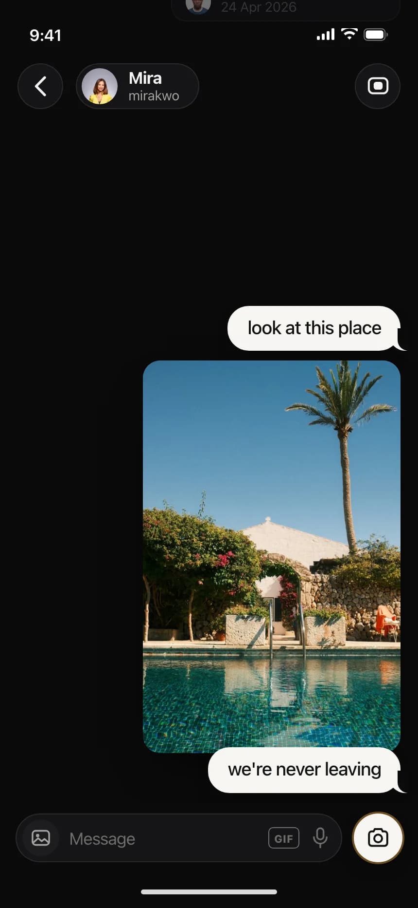 Chat detail