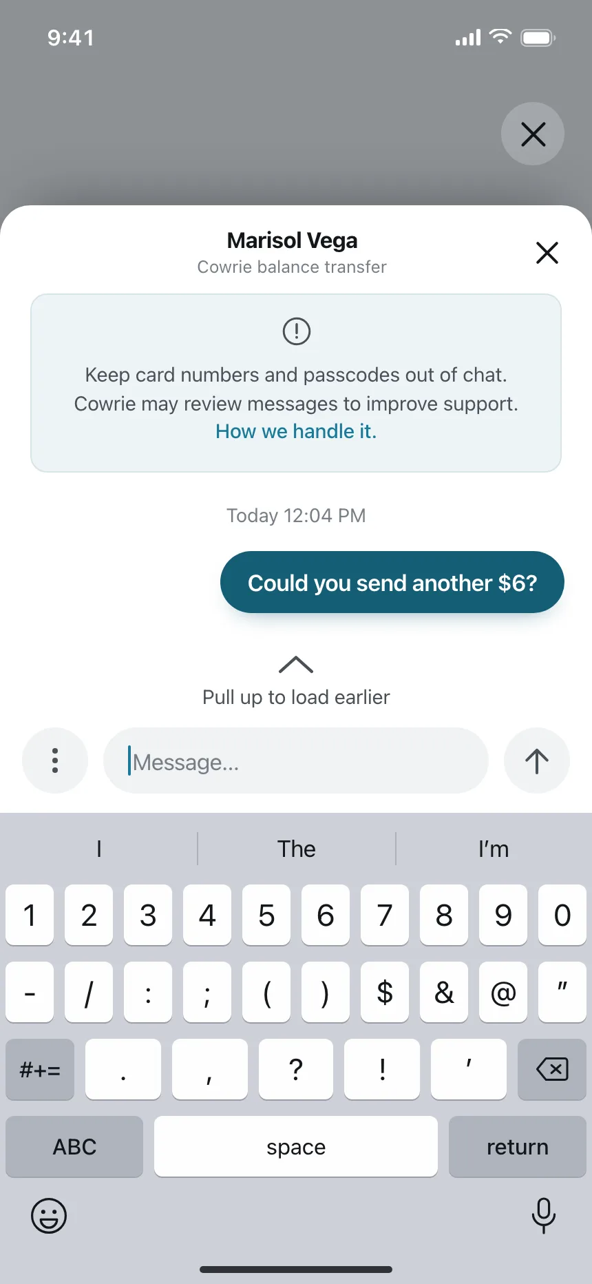 Chat detail