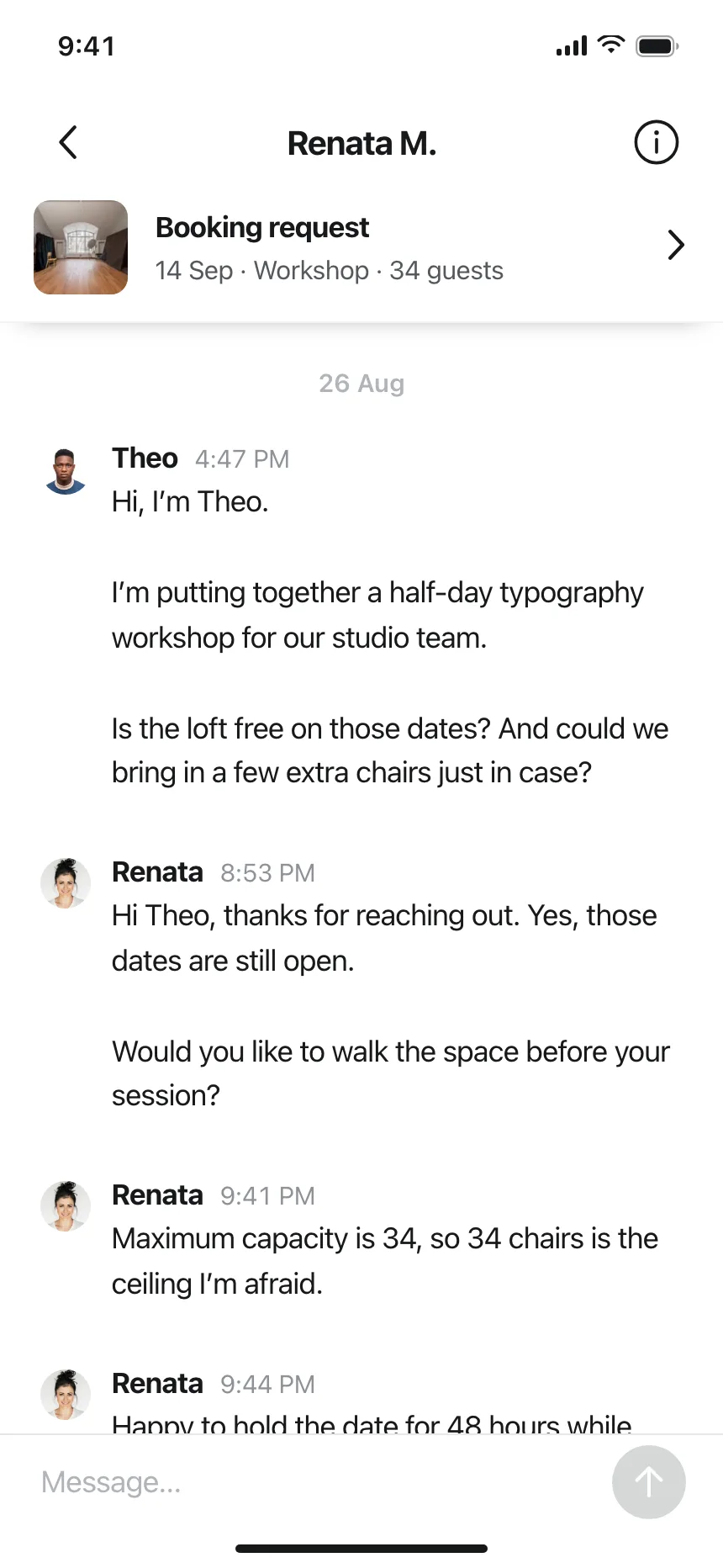 Chat detail