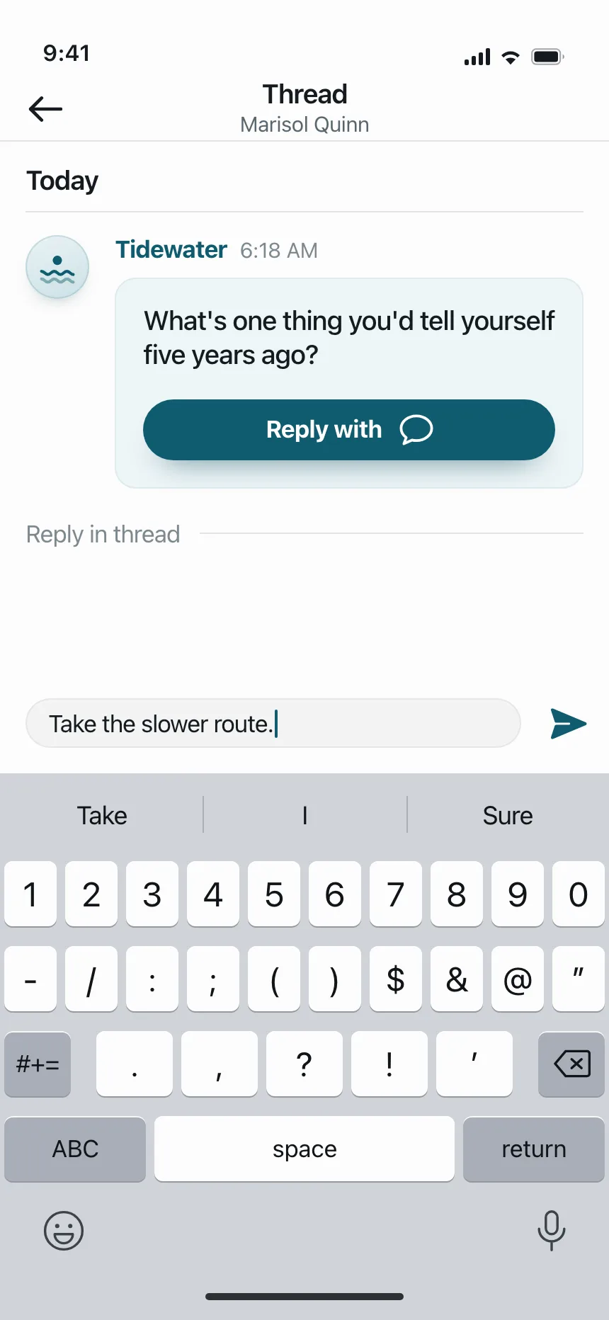 Chat detail
