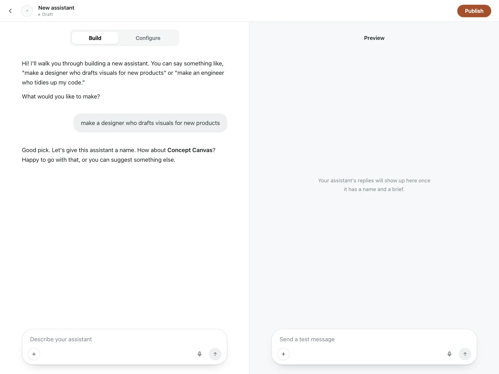 Chat detail