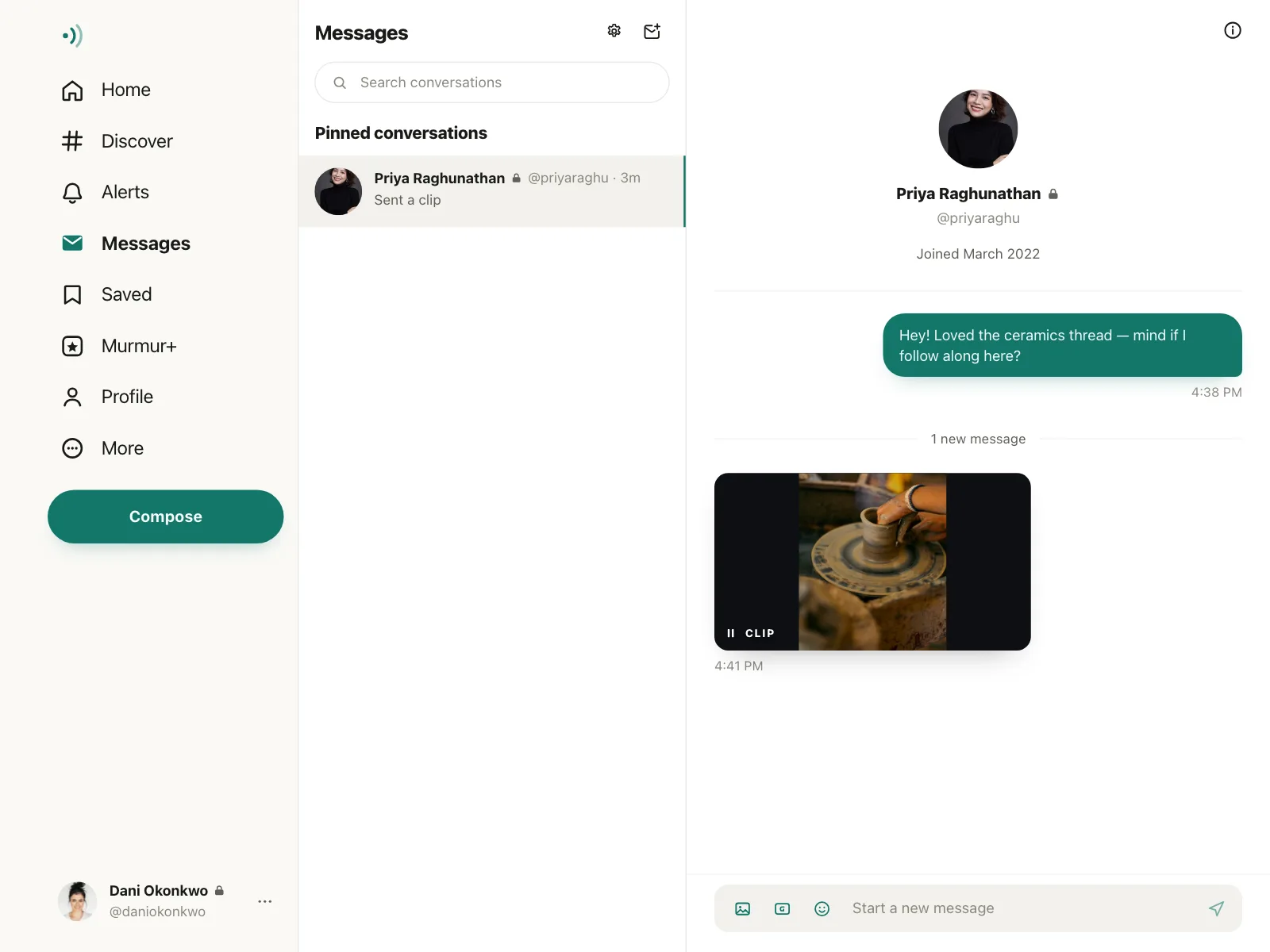 Chat detail