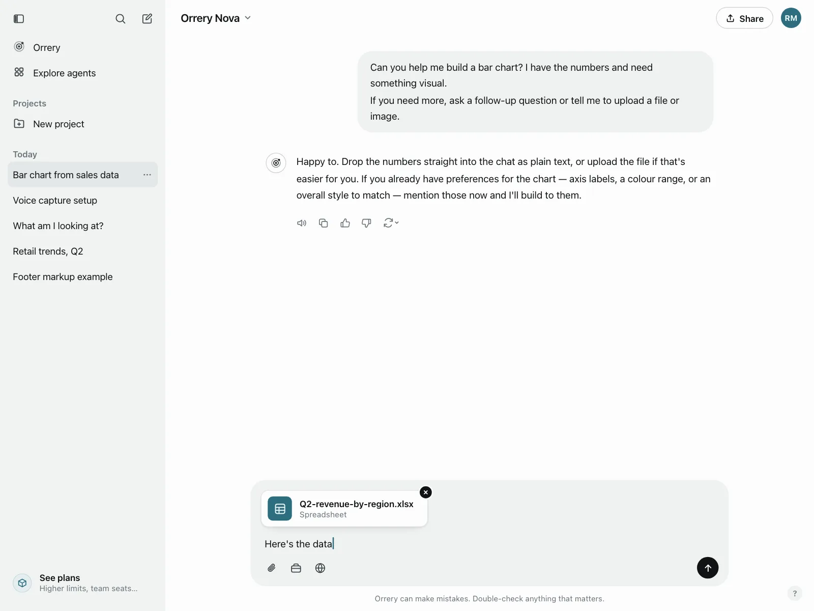 Chat detail