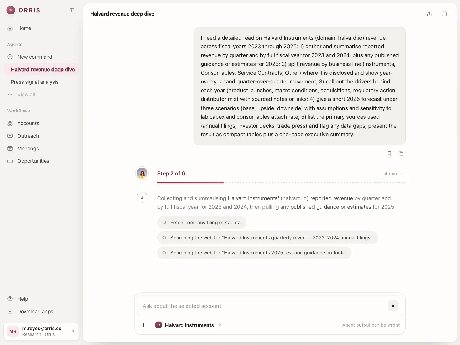 Chat detail