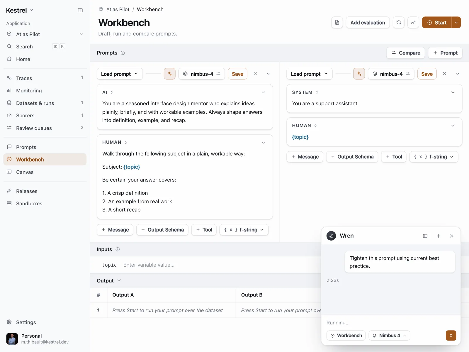 Chat detail