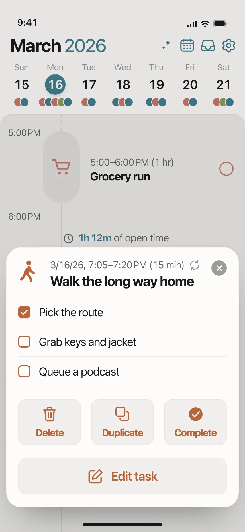 Checklist